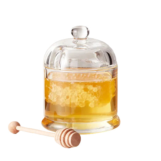 Glass Honey Jar