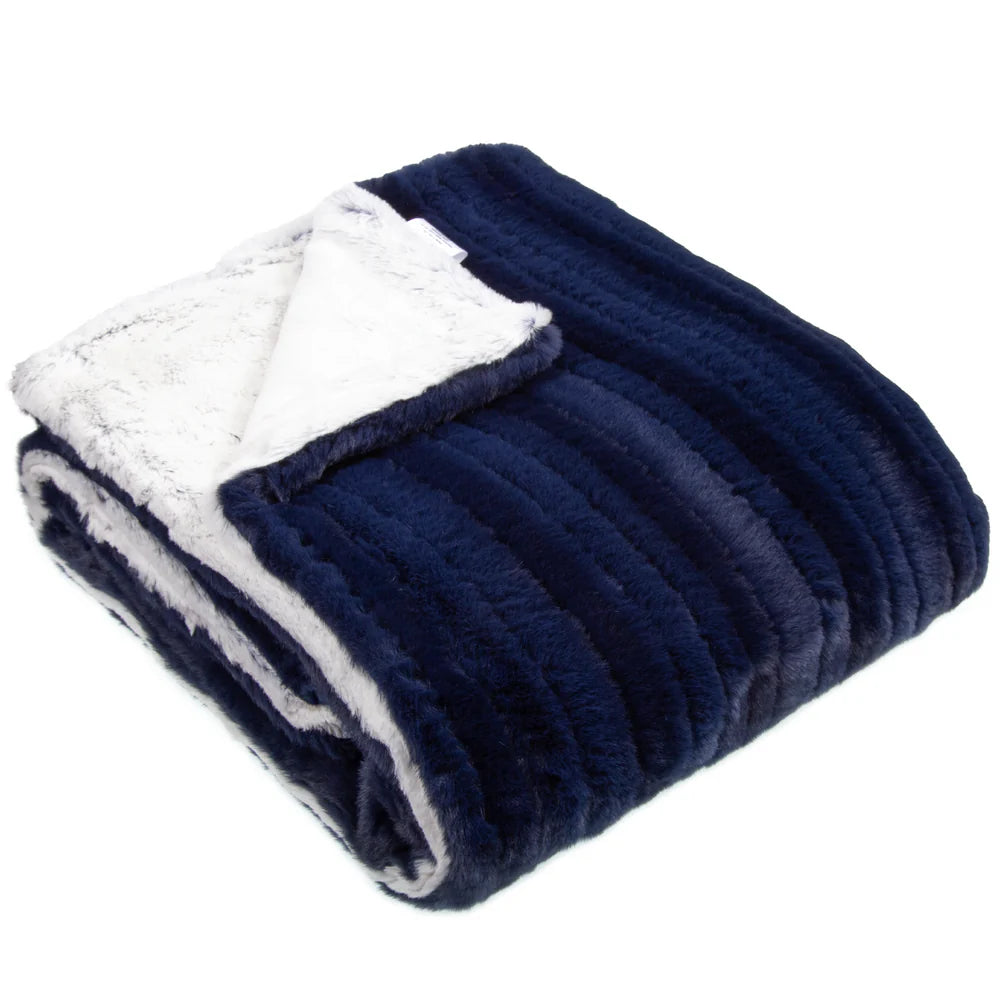 Wave Plush Throw Blanket