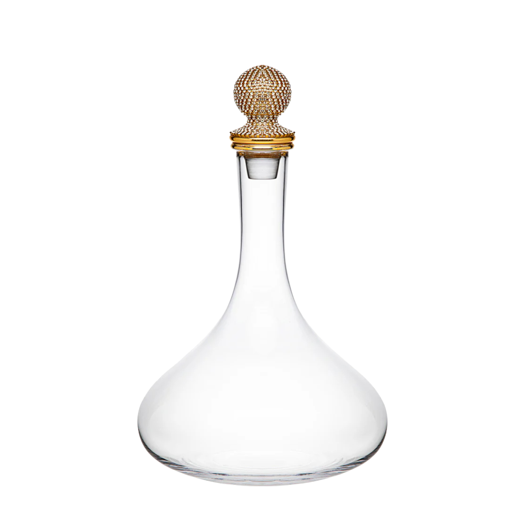 Godinger Pave whiskey decanter with diamond stopper