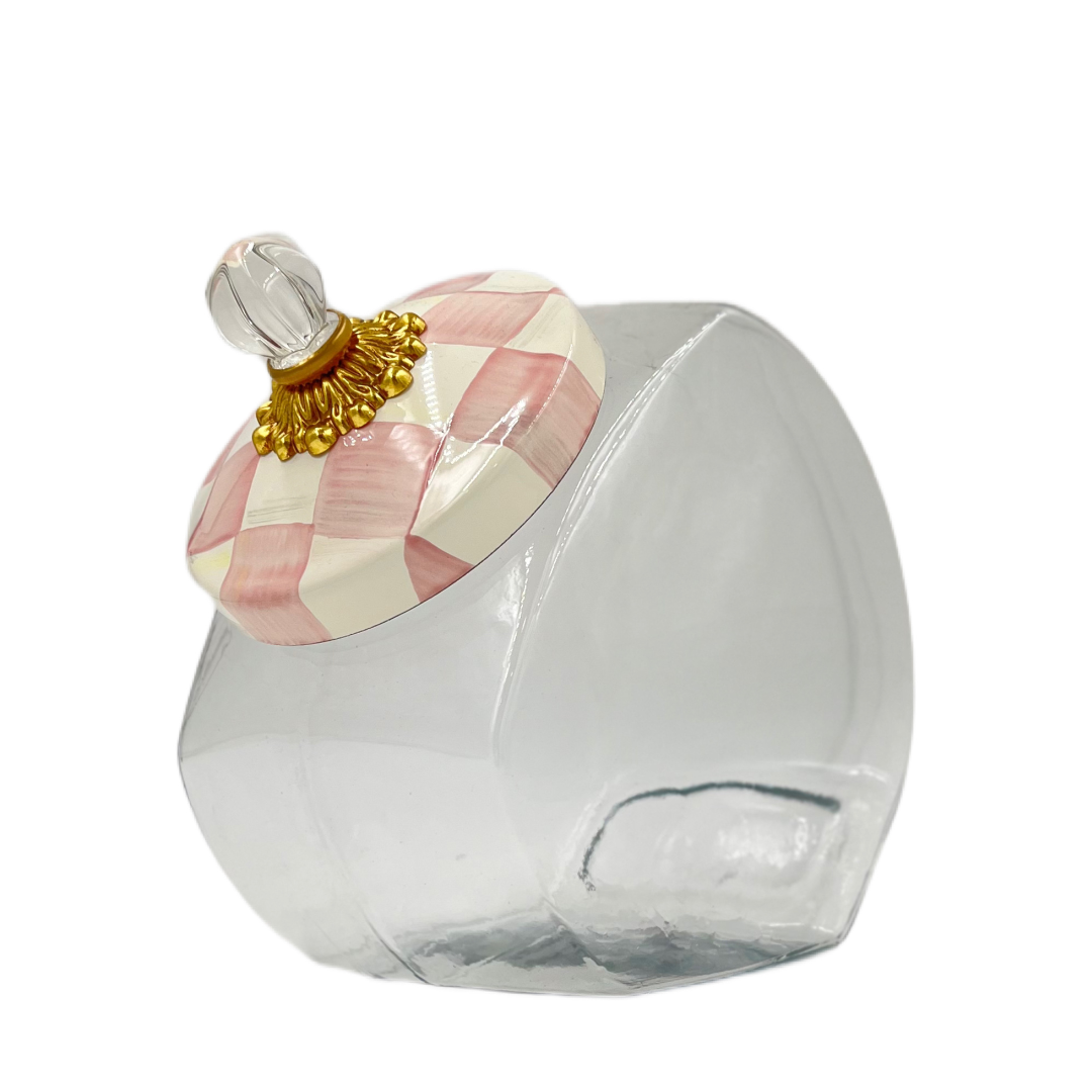 MacKenzie-Childs Check Cookie Jar