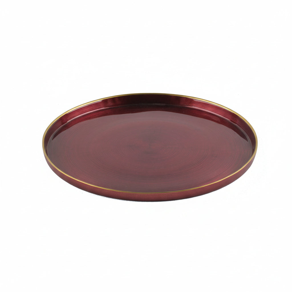 Chargers with Wall and Gold Rim