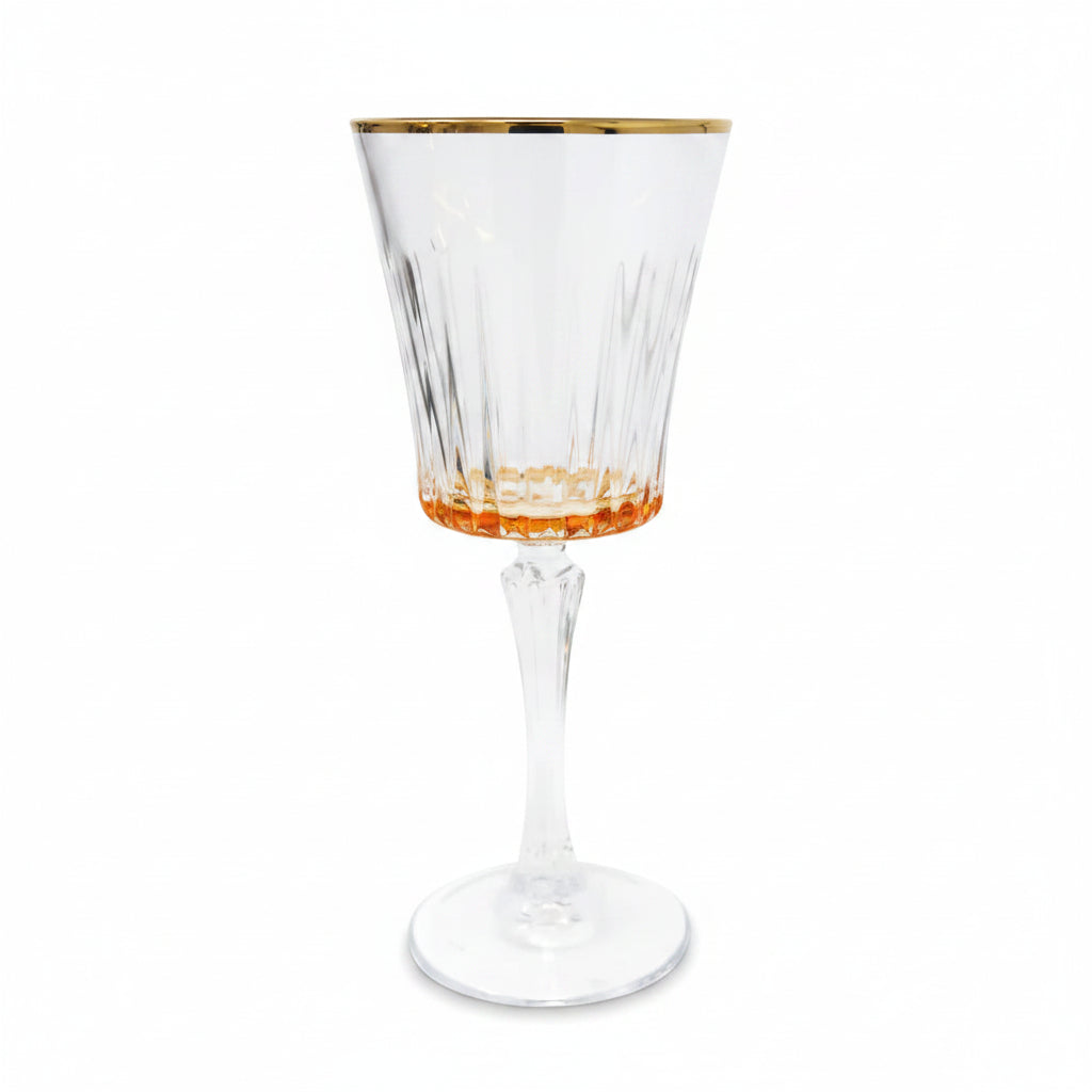 Liscio Ottico Water Glasses with Linear Design
