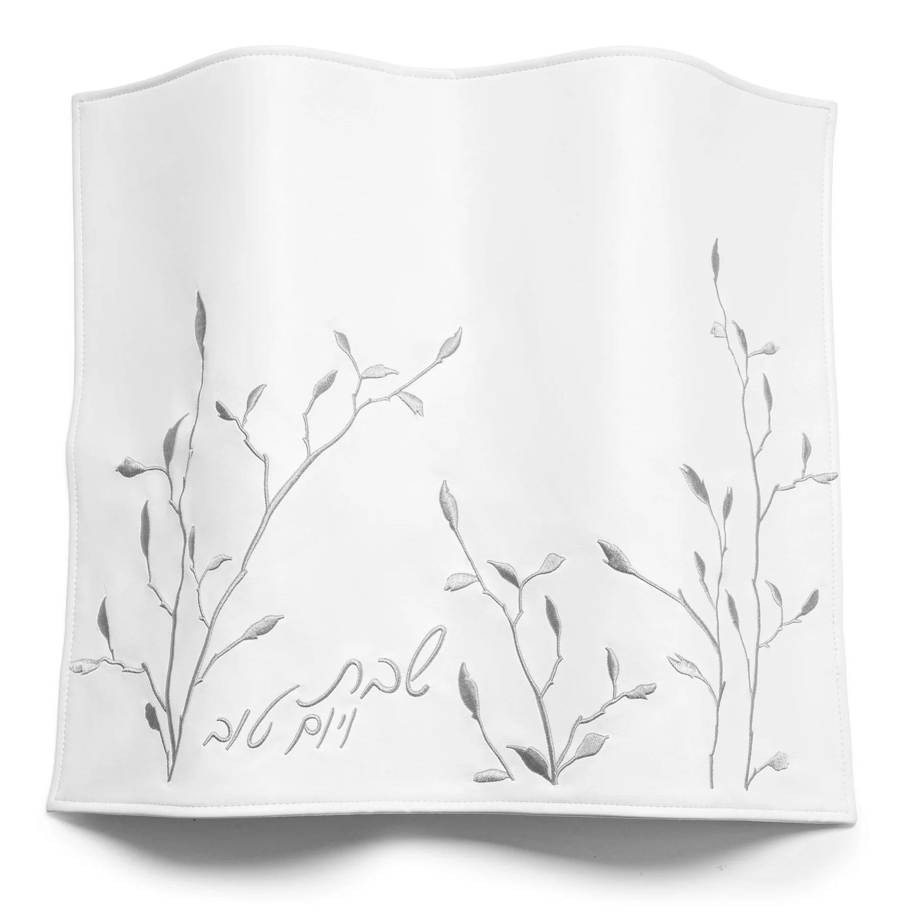 Leaf Embroidered Challah Cover