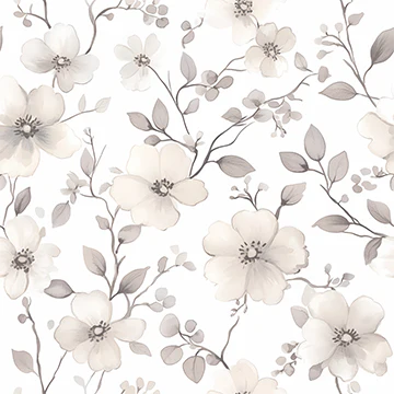 Watercolor Fall Flowers Cocktail Napkin