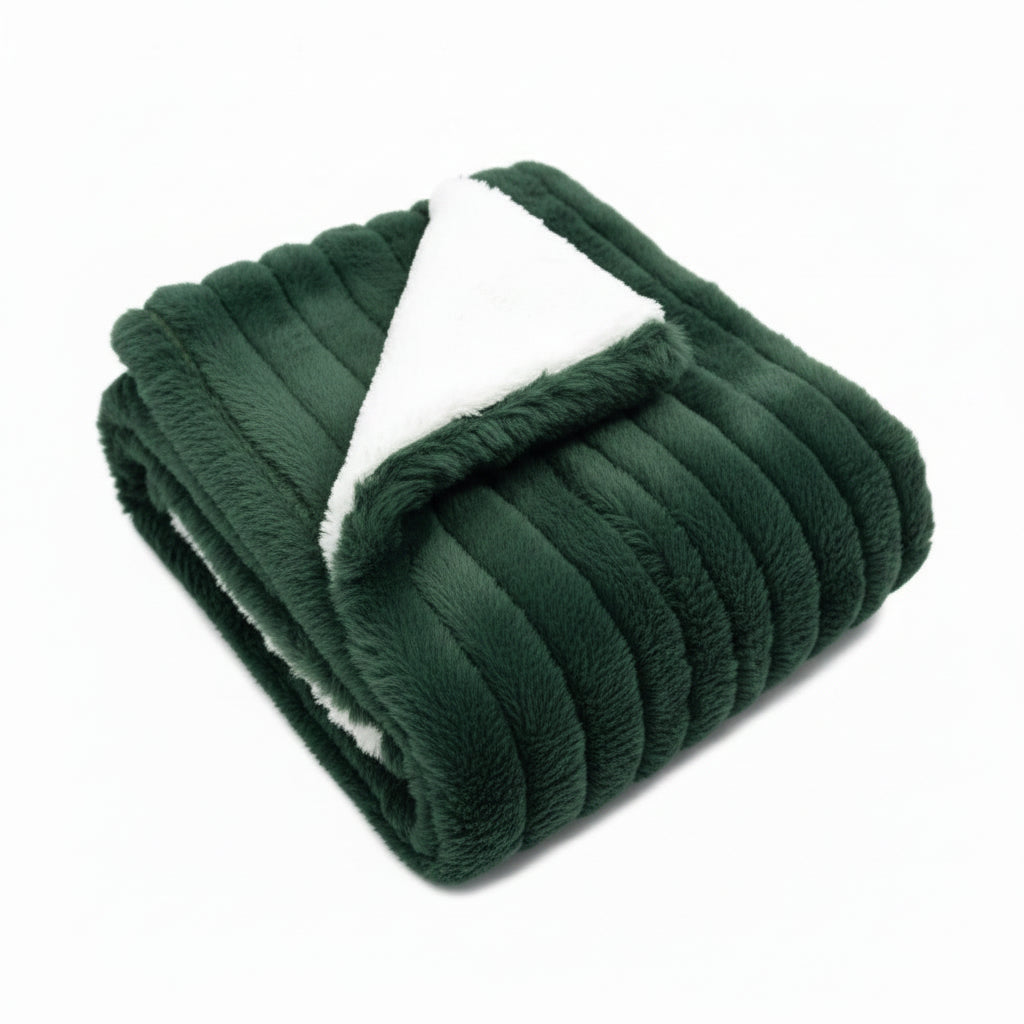 Wave Plush Throw Blanket