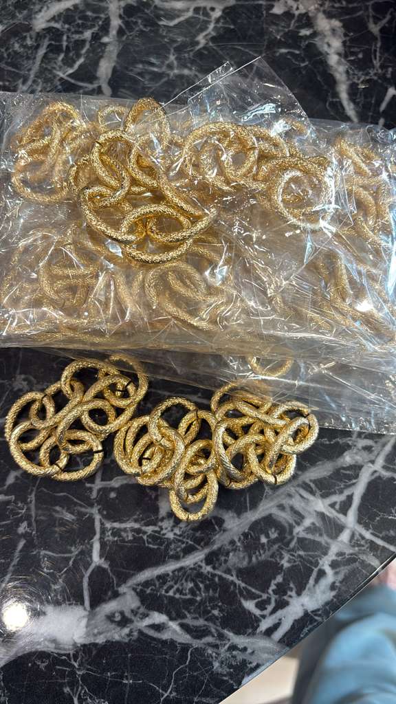 Gold Chain Link Napkin Ring