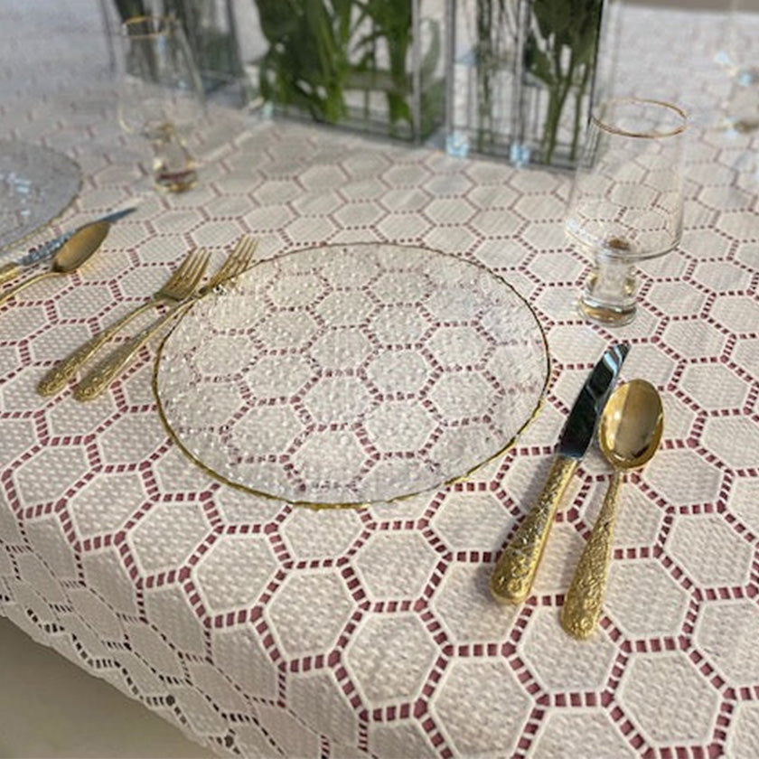 Adorn Your Table Mosaic Lace Tablecoloth