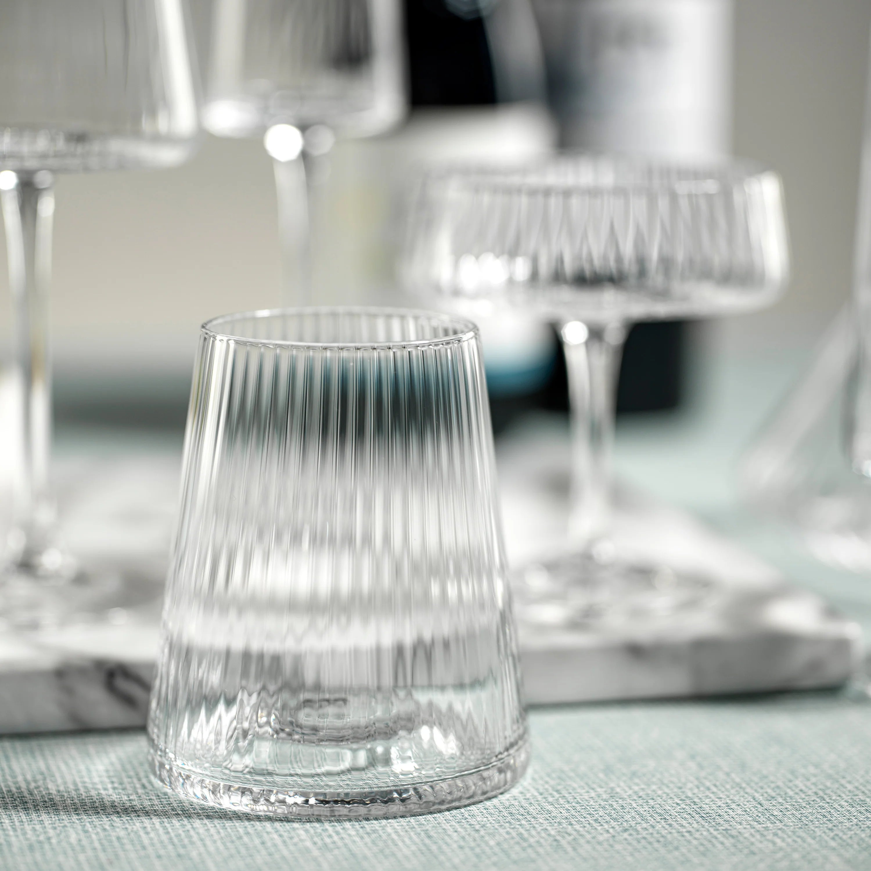 Zodax Bandol Fluted Textured All Purpose Glass