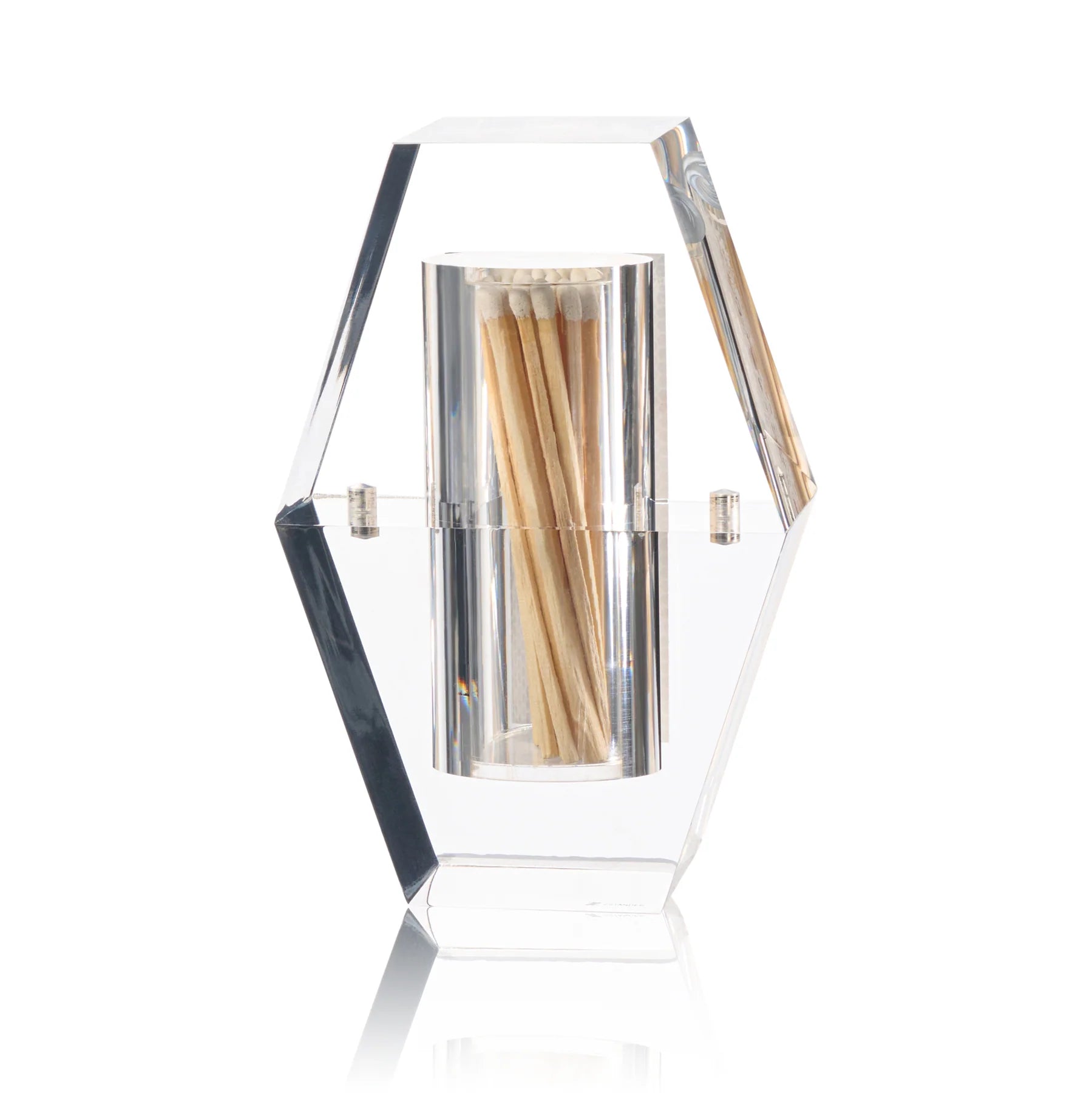 Lucite Matches Holder