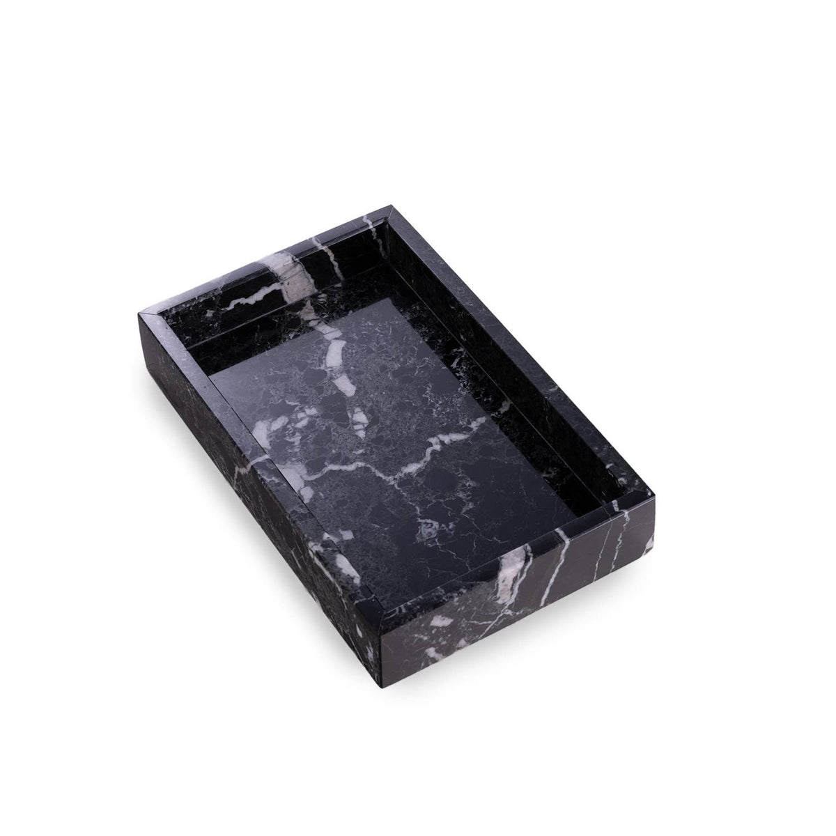 Ezra Genuine Marble Guest Towel Tray