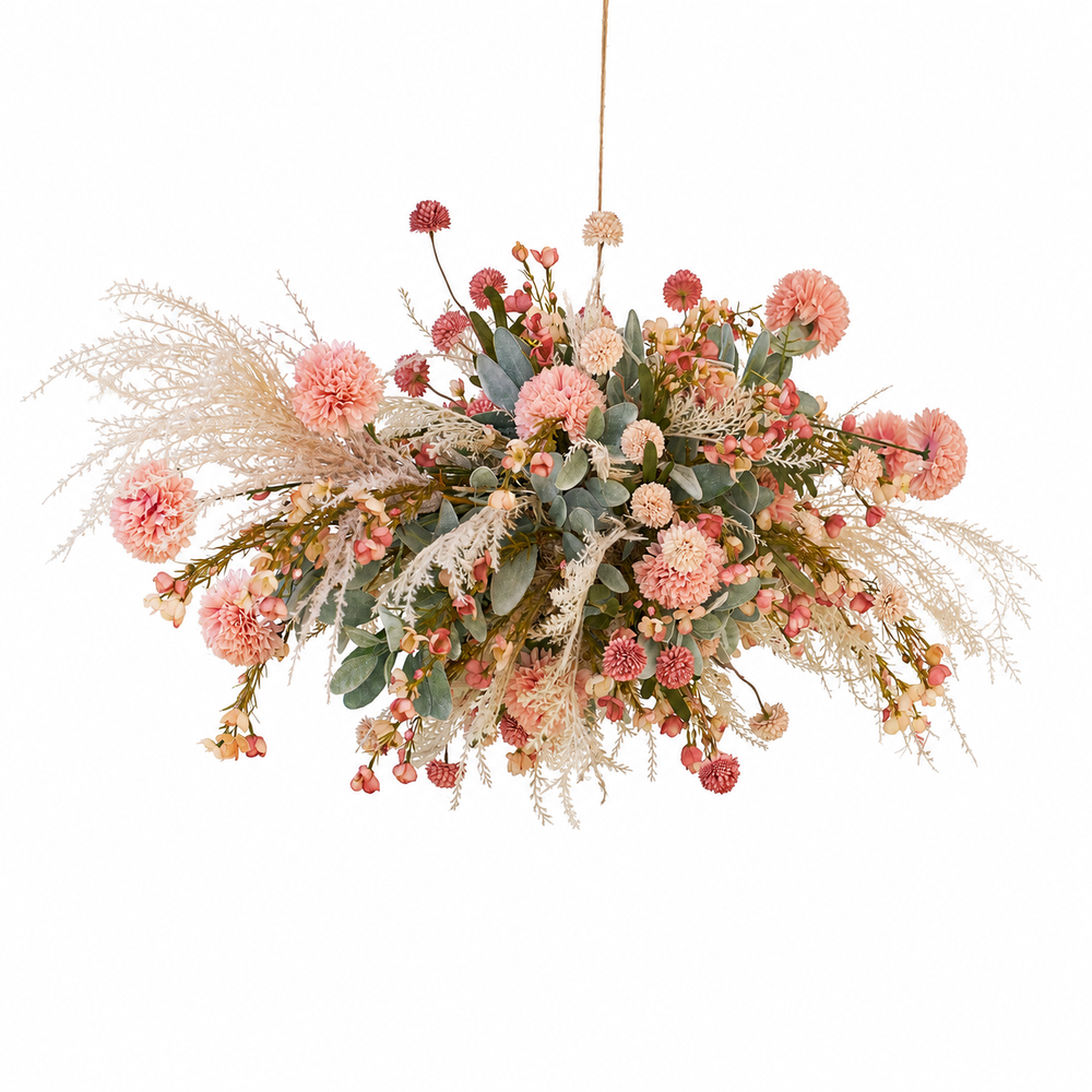 Meadow Bloom Floral Hanging Chandelier