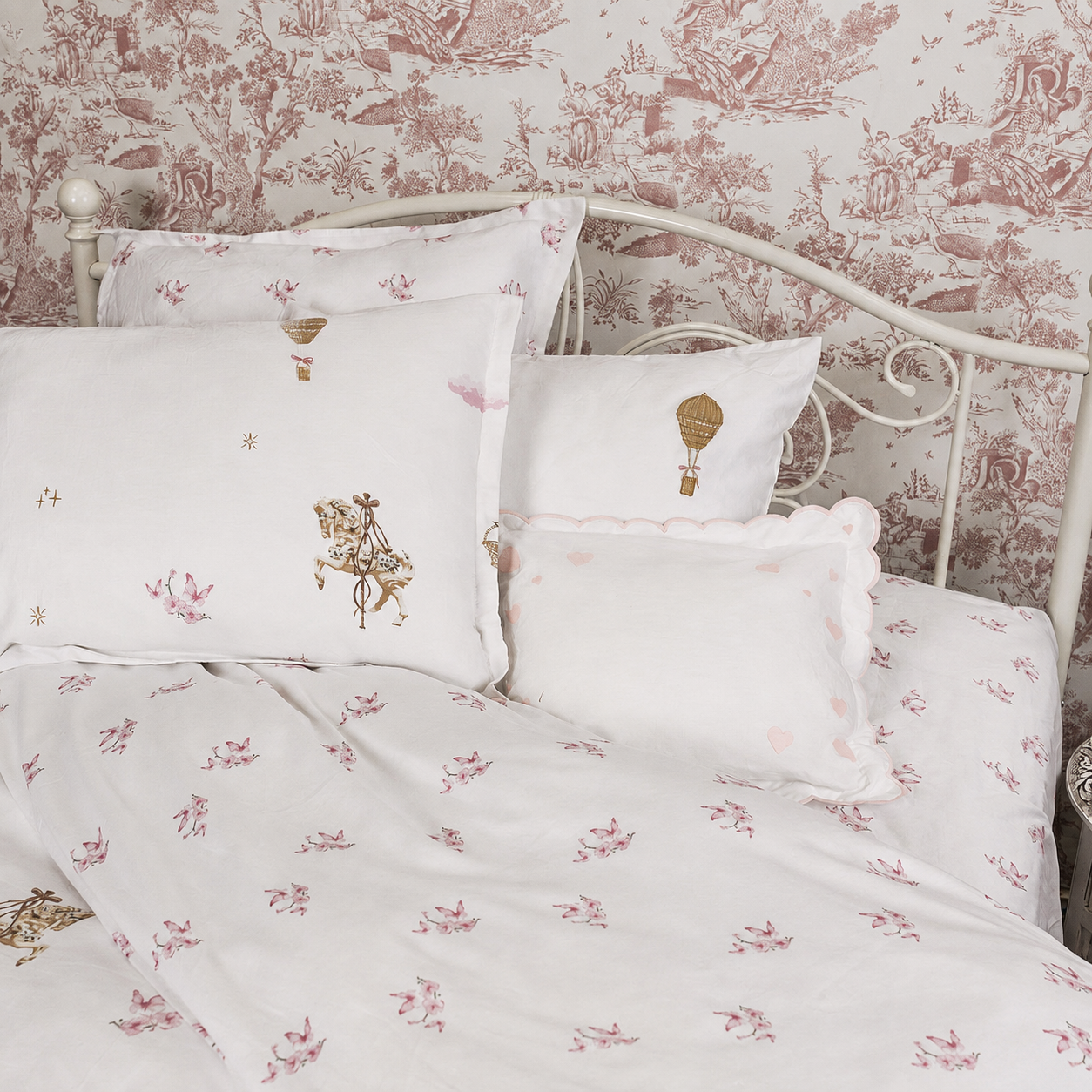 Petite Belle Carousel Dreams Duvet Set- Mauve
