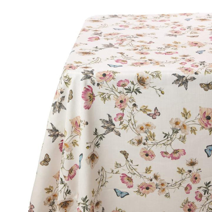 Adorn Your Table Spring Medley Print/ Birds 'n Branches Tablecloth
