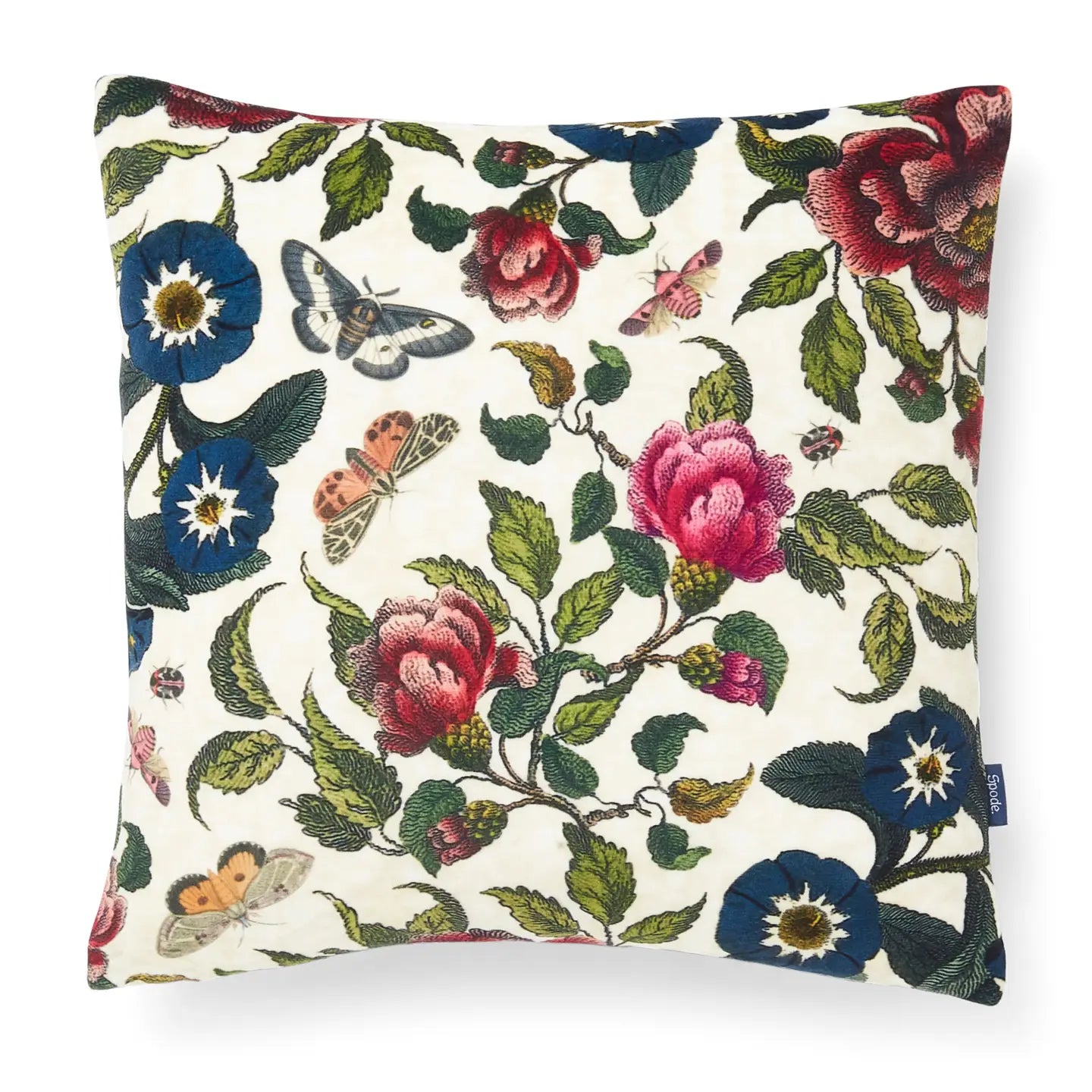 Creatures of Curiosity Floral Velvet Pillow