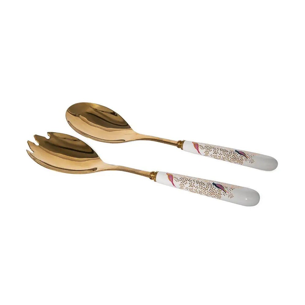 Sara Miller For Portmeirion Salad Servers