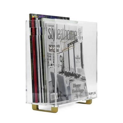 Slim Acrylic Magazine Holder