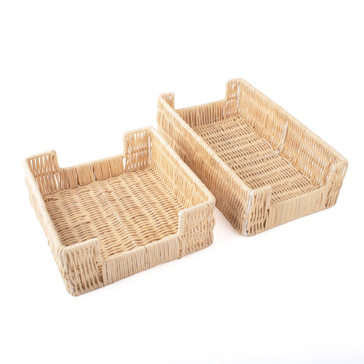 Napkin Holder, Natural Rattan Guest Towel Tray