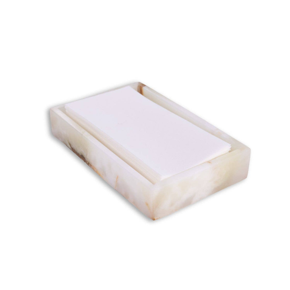 Ezra Genuine Marble Guest Towel Tray