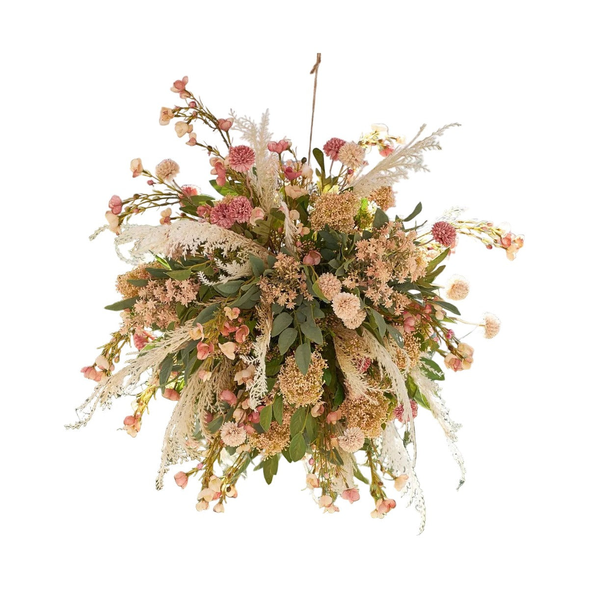 Blush Garden Floral Hanging Chandelier