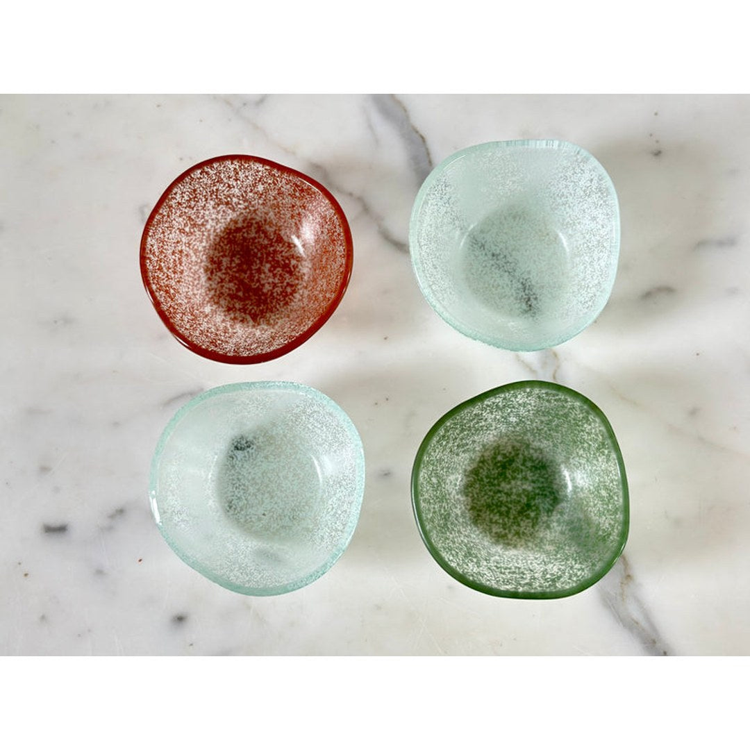 Heritage Tones Glass Dipping Bowls Set