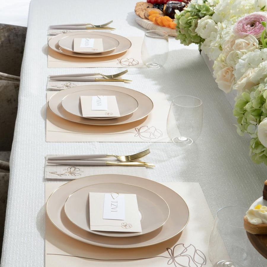 Adorn Your Table Ivory Tweed