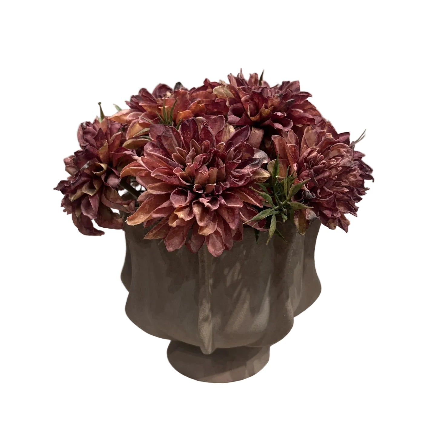 Flaura Burgundy Dahlias