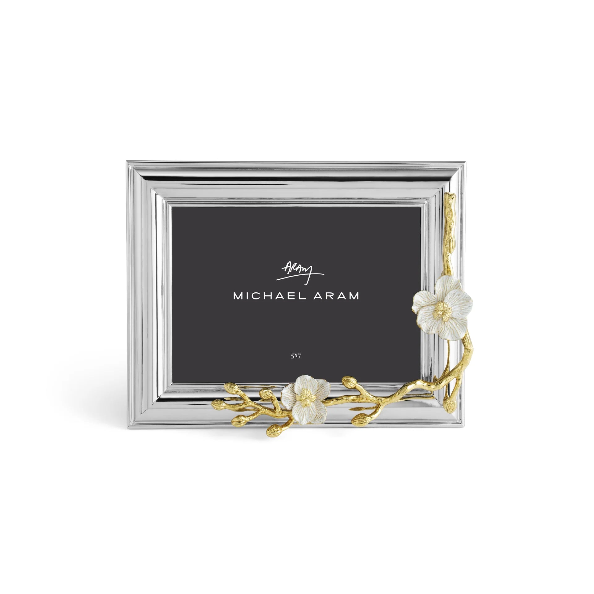 Michael  Aram Luxurious Gold Orchid Frame.