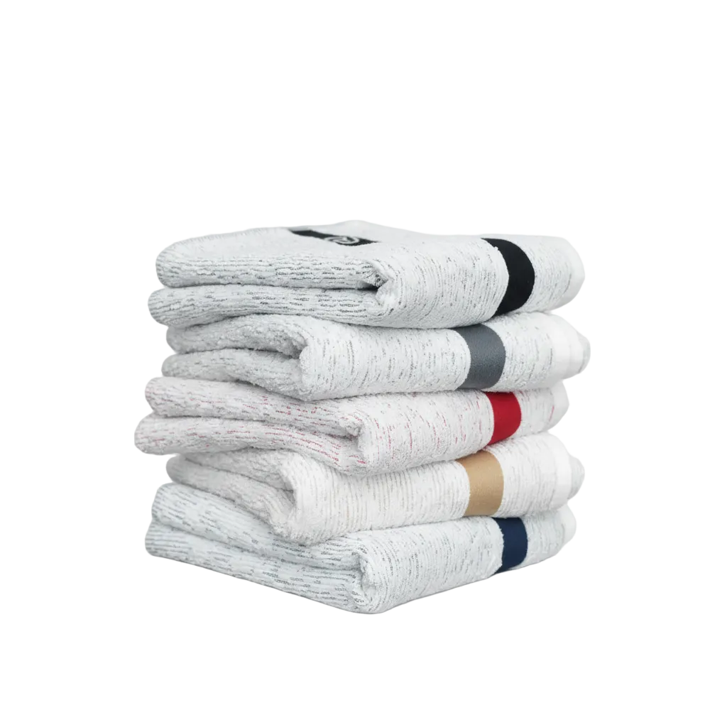 Ripple Hand Towel- White/Color