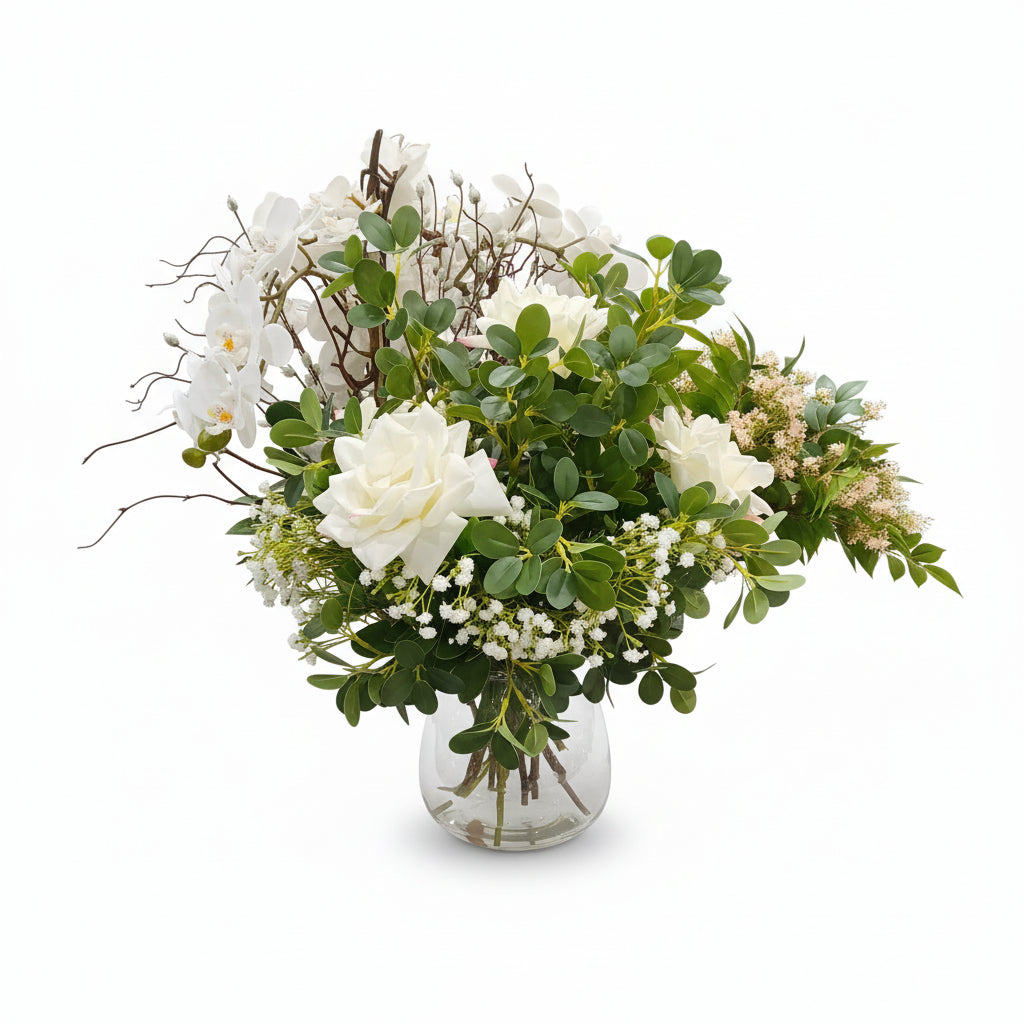 Flaura Magnolias in Glass