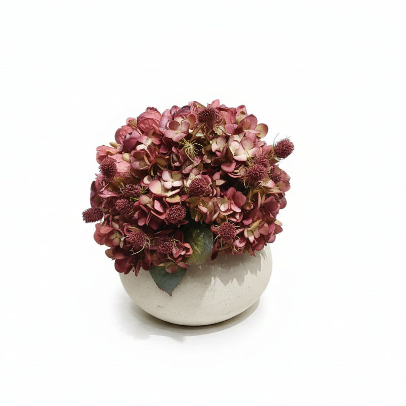 Flaura Burgundy Dried Roses Arrangement