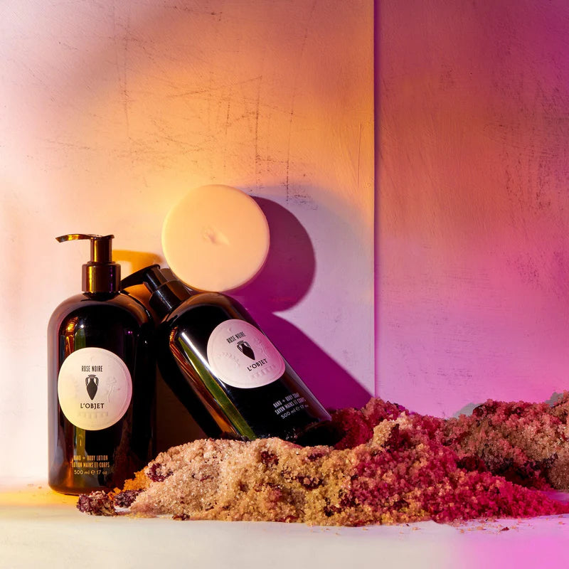 L'Objet Rose Noire Hand and Body Soap + Lotion Gift Set