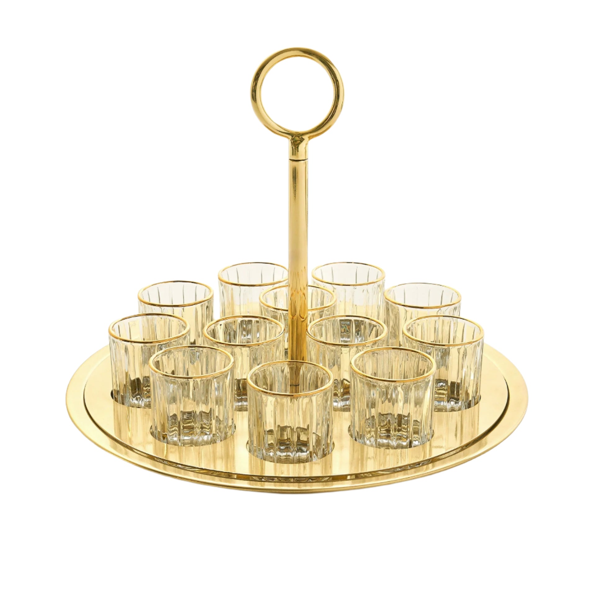 Sphere Server & Shot Glass Set