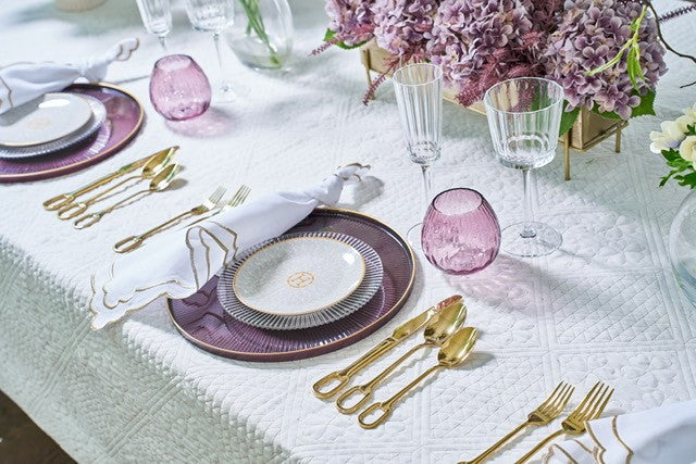 Adorn Your Table Quilted Willow Tablecloth
