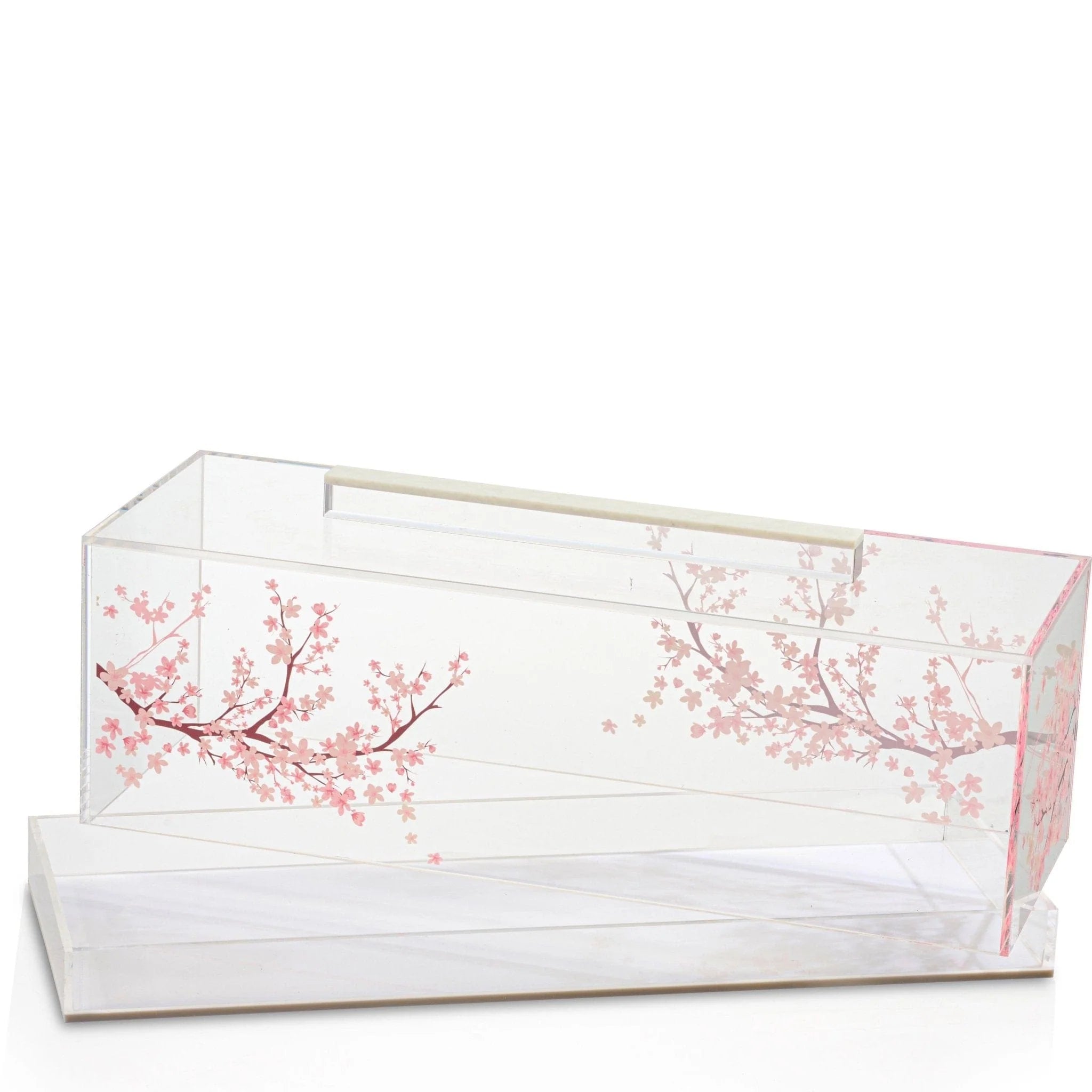 Cherry Blossom Rectangle Cake Dome