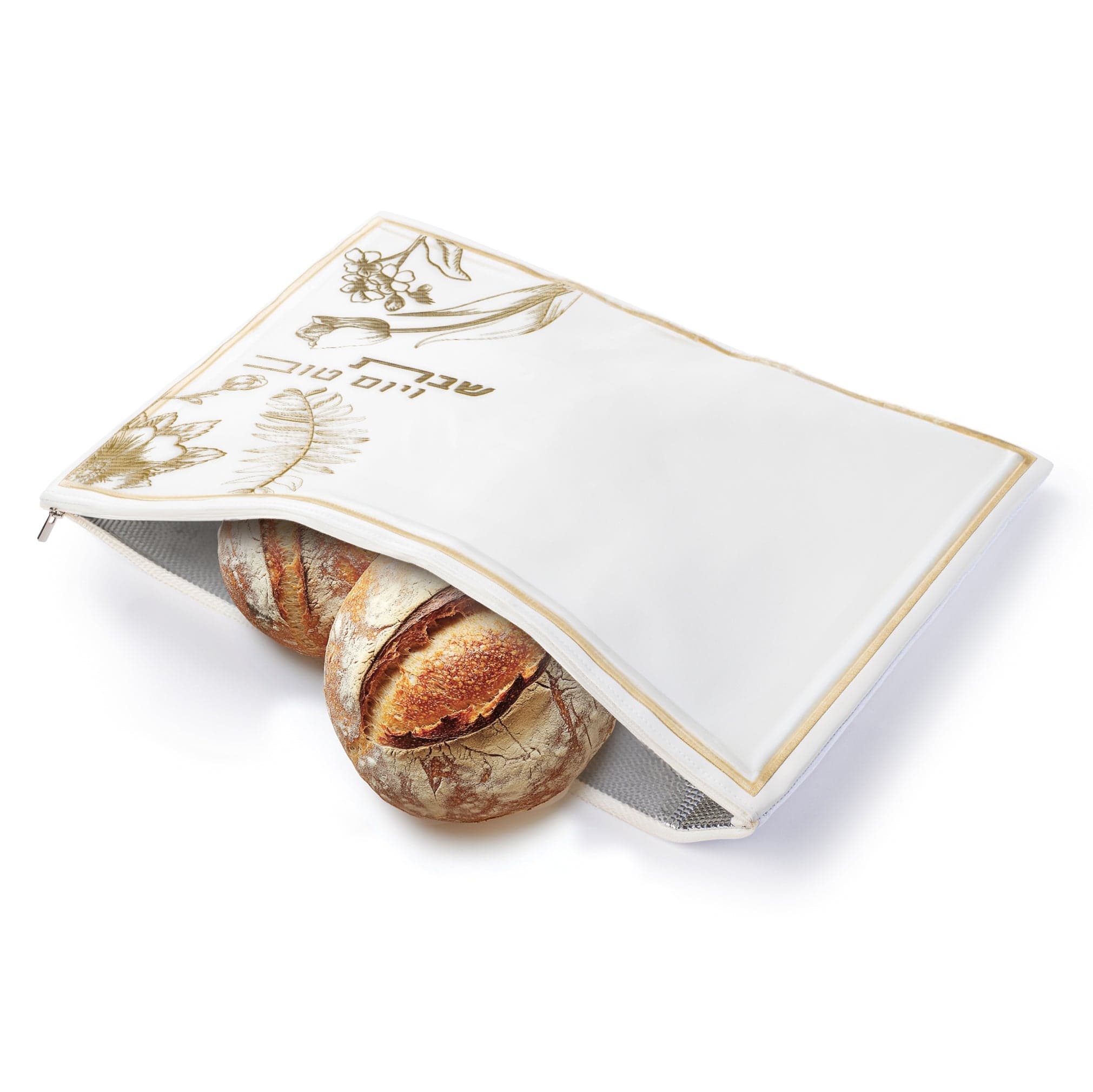 French Toile Challah Pouch