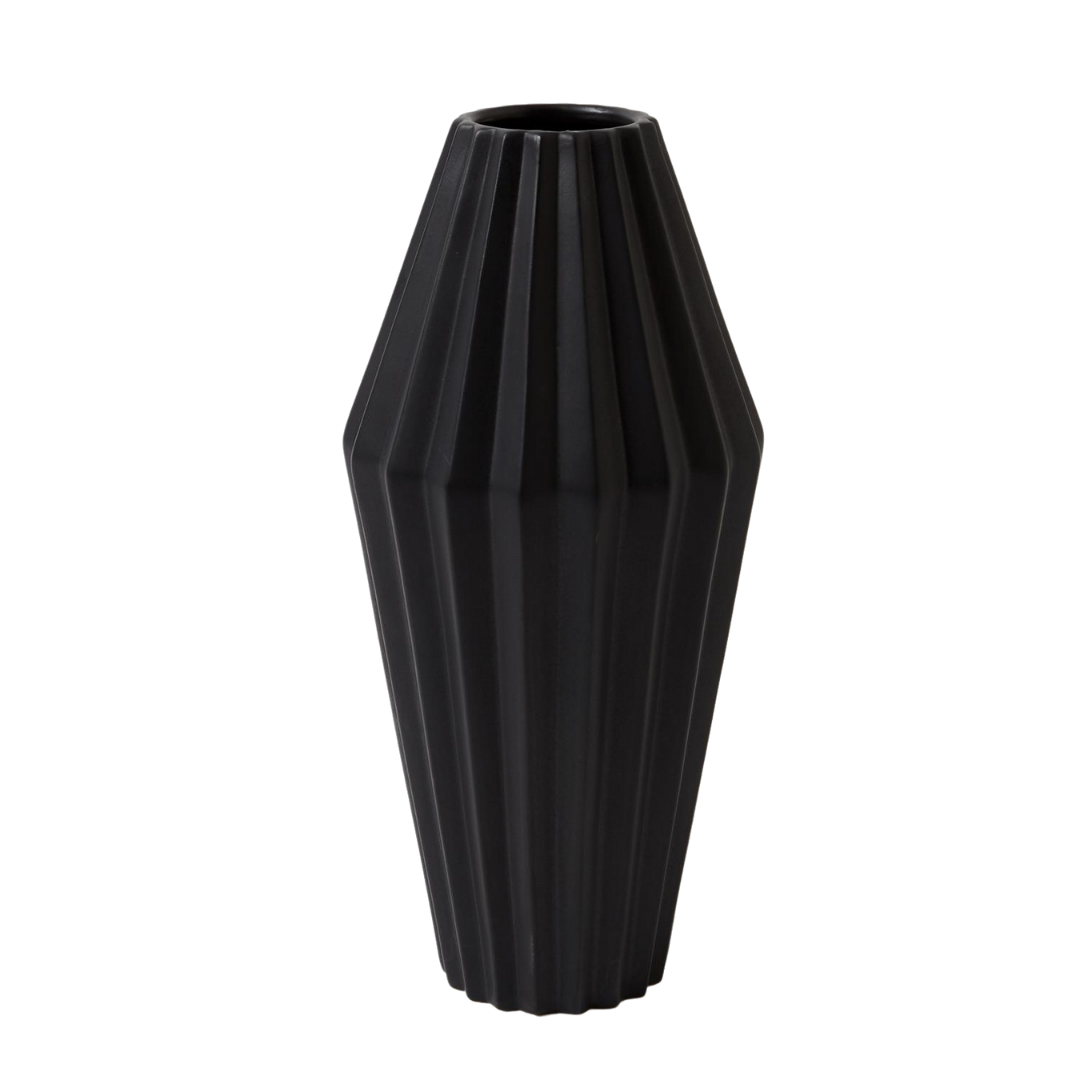 Global Views Milos Black Vase