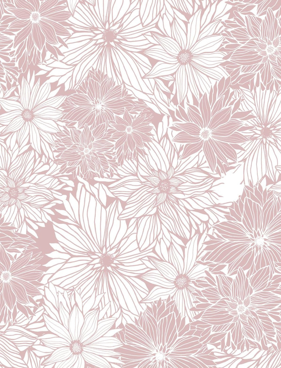 Aura & Belle Linear Floral Duvet Set