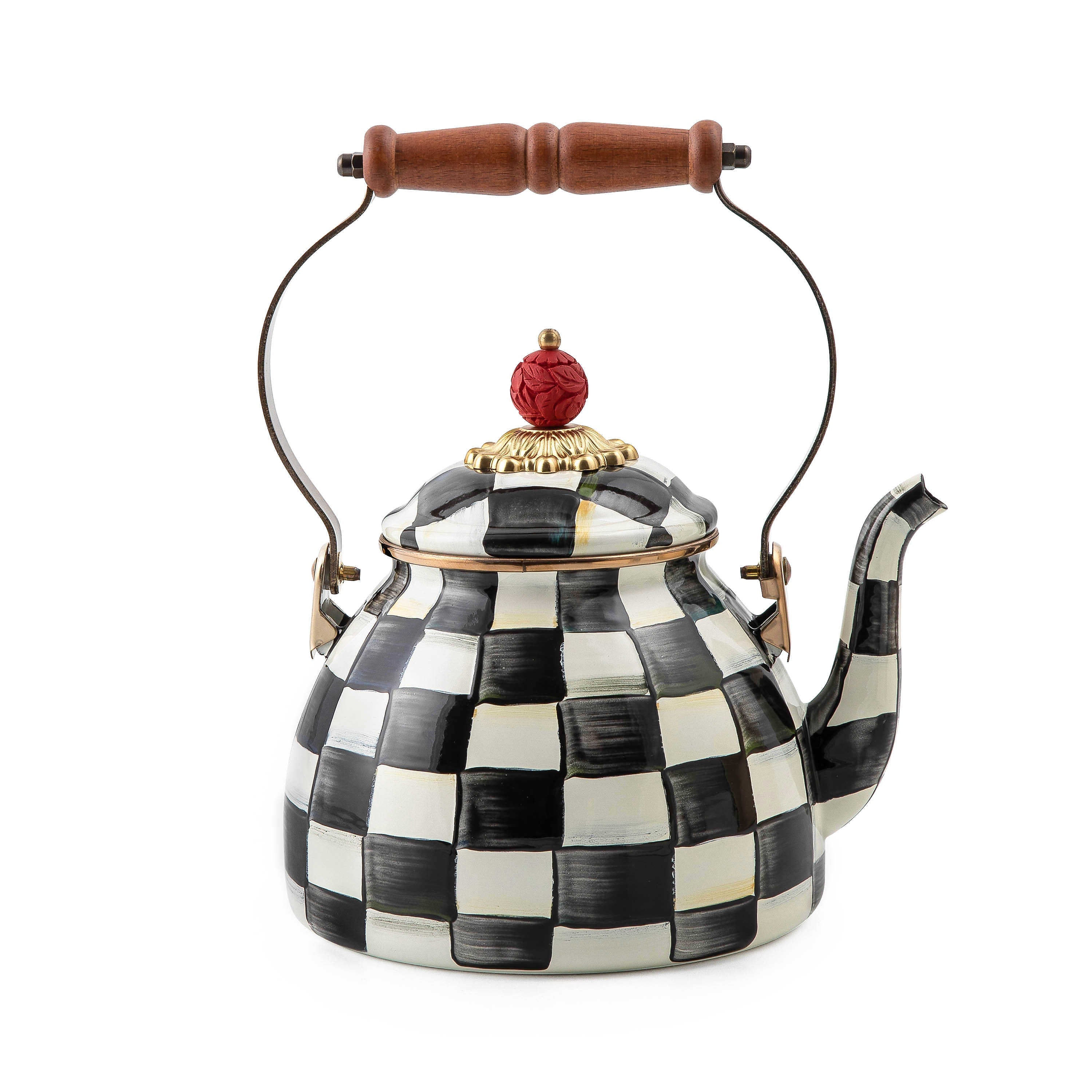 MacKenzie-Childs Courtly Tea Kettle
