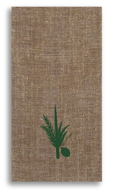 Burlap Lulav Guest Towel Napkin