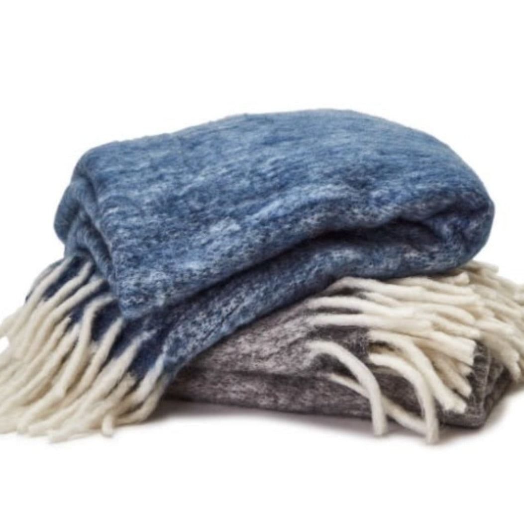 Plush and Cozy Faux Mohair Throw